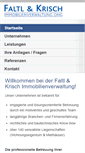 Mobile Screenshot of faltl-krisch.at