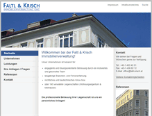 Tablet Screenshot of faltl-krisch.at